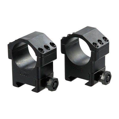 MAX-50 rings erbjuder 60% mer hållkraft, 6 #8-40 Torx skruvar för optimal belastningsfördelning och är designade för .50 BMG, tillverkade av stål eller aluminium.