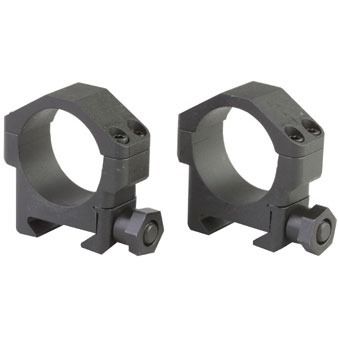 MAXIMIZED SCOPE RINGS i 30mm, tillverkade av stål, erbjuder extra styrka och stabilitet för tunga kikarsikten på hårdrekylande vapen. Ultralåg höjd för AR-15, AR-10.