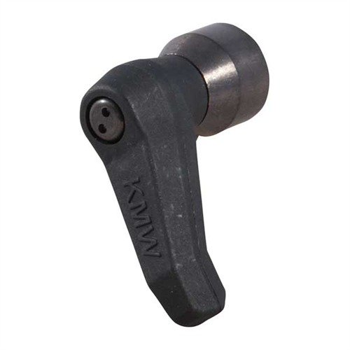 LOCK NUT POD-LOC gör det enkelt att låsa och låsa upp bipodsvängningen utan verktyg, med ett fjäderbelastat handtag för enkel användning och skydd mot smuts.