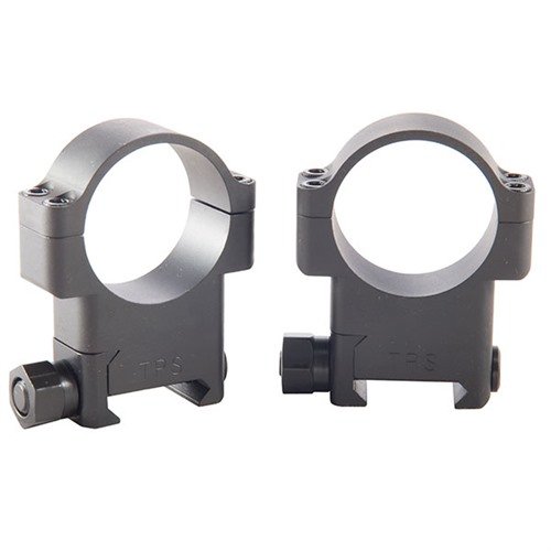 HRT Picatinny/Weaver scope rings i aluminium ger överlägsen kontakt och säker fixering av ditt sikte, med en elegant design och enkel installation.