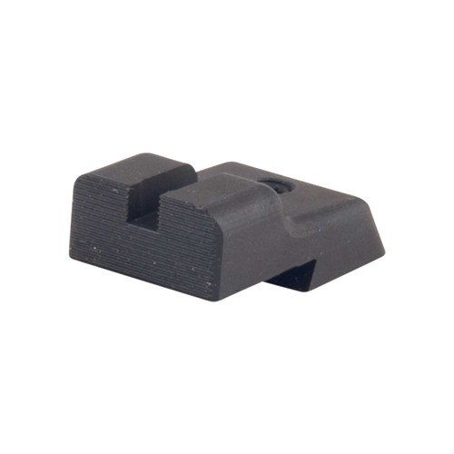 Den robusta, fasta Novak-cut baksikten har en precisionstillverkad dovetail för enkel installation, extra bred notch för snabb målfångst och minimerad bländning.
