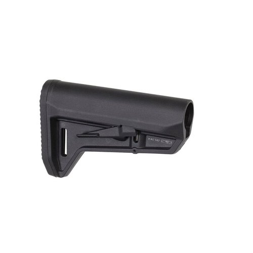 AR-15 MOE SL-K är en kompakt och lätt kolv med justerbar längd, gummipad för bättre passform och inbyggd slingloop för ökad mångsidighet.