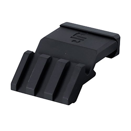 J P ENTERPRISES 45 graders offset adapter för picatinny-tillbehör, möjliggör snabb montering av små red-dot sikten för nära mål och säkerställer noggrannhet.