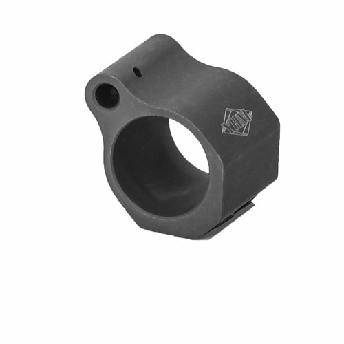 AR-15 Gas Block Low Profile erbjuder en slitstark och korrosionsbeständig design, perfekt för att anpassa korta taktiska gevär och passar de flesta free-float handguards.