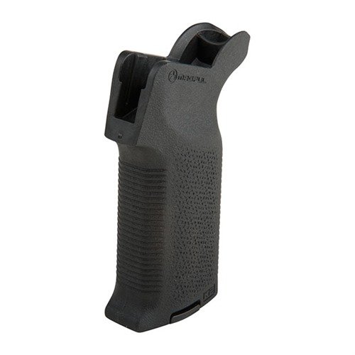 MOE-K2 är ett uppgraderat grepp för AR15/M4 med en mer vertikal vinkel, aggressiv textur för bättre kontroll och kompatibilitet med Magpul Grip Cores.