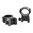 NIGHTFORCE 30MM X-HIGH 1.375" 6 SCREW ULTRALIGHT RINGS