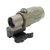 EOTech G33 3X Magnifier erbjuder snabb övergång mellan 3x och 1x, stort synfält och justerbar diopter för precis fokus, perfekt för medellång distans.