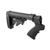 MOSSBERG 500 KickLite buttstock erbjuder patenterad recoil-reduktion, förbättrad vapenkontroll och ökad noggrannhet för alla skyttekroppstyper.
