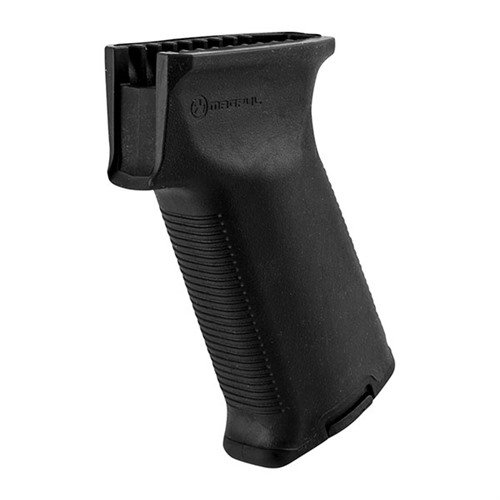 MOE AK+ greppet är en uppgradering för AK-mönsterpistoler som förbättrar ergonomin och vapenkontrollen med en bekväm gummiyta och är kompatibelt med Grip Cores.