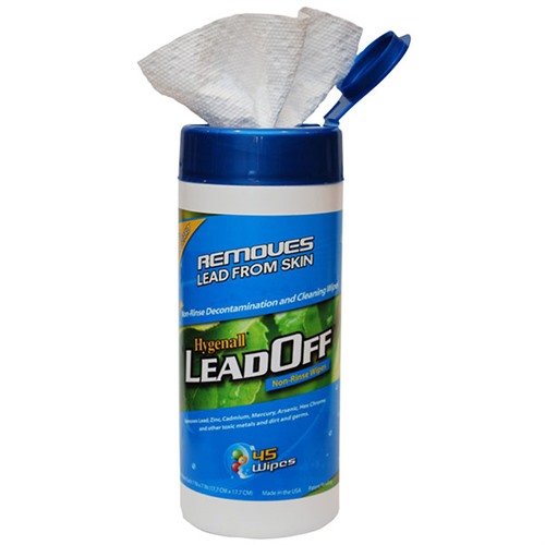 Tar bort bly och tungmetaller säkert och effektivt med Hygenall LeadOff Wipes. Perfekt efter skjutvapenhantering. Säker för hela familjen. 🇺🇸 Lär dig mer!