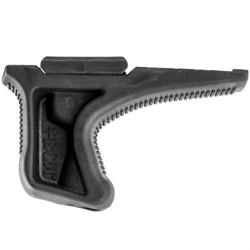 BCMGUNFIGHTER KAG är en ergonomisk vinkelgrep som ger bättre grepp och lättare vapenmanipulation, vilket minskar belastningen på lederna.
