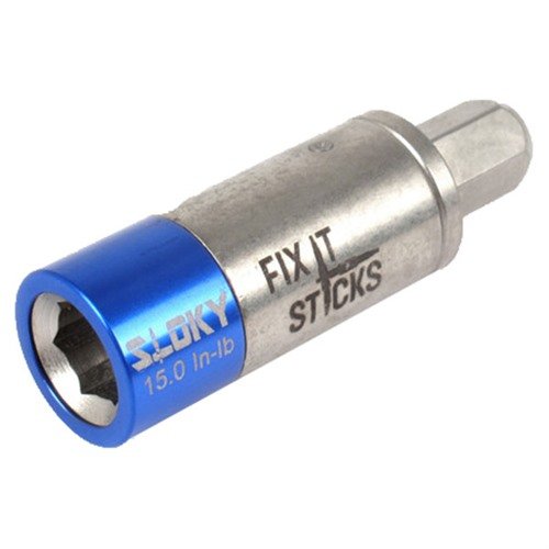 Fix It Sticks Miniature Torque Limiter är lätt, portabel och perfekt för att säkra scope mounts med korrekt torque. Passar standard ¼” bit drivers.