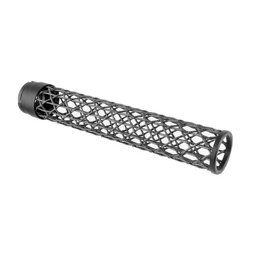 EDGE HANDGUARD i vävd kolfiber är lätt och hållbar, finns i flera längder och är enkel att installera. Komplettera med Picatinny Rail för extra tillbehör.