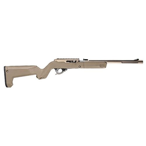 Magpul X-22 Backpacker stock erbjuder en kompakt och hållbar lösning för Ruger 10/22 Takedown med integrerat förvar, ergonomisk design och QD sling-möjlighet.