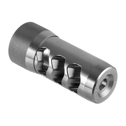 HELLFIRE Muzzle Brake minskar rekyl och förbättrar kontroll, med ett självjusterande design som enkelt installeras och bevarar sikte efter montering.