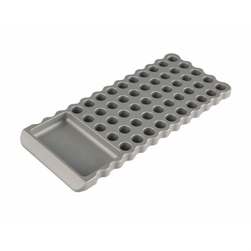 Area 419 Billet Loading Block är anodiserad för ökad hållbarhet, rymmer 50 patroner och har gummipads för att förhindra glidning och säkerställa stabilitet.