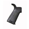 Strike Industries Enhanced Pistol Grip 25 grader erbjuder ett bekvämt grepp med förbättrad textur, beaver tail och lagringsutrymme, perfekt för AR-15 och AR-10.