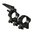 HAWKINS PRECISION 34MM 1.27" 40 MOA SCOPE MOUNT WITH RAIL
