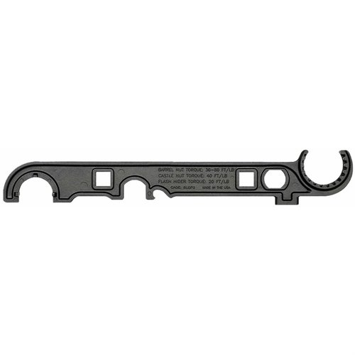 Midwest Industries AR Professional Armorer's Wrench är en mångsidig och hållbar verktyg för underhåll av 5.56 och 7.62 AR-vapen, med flera funktioner och robust konstruktion.