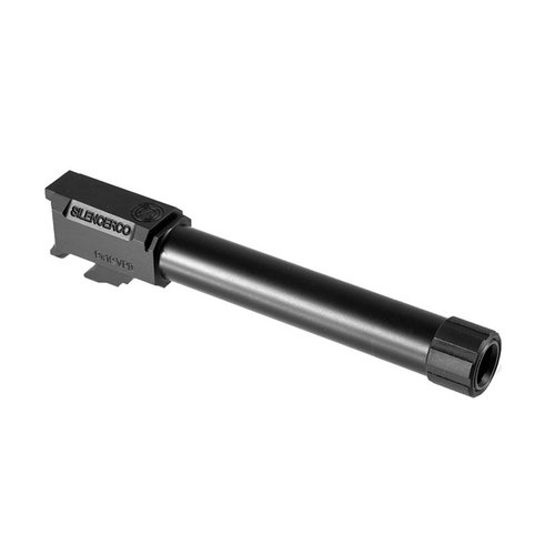 Uppgradera din SIG P226 med SilencerCo:s trådade ersättningspipor för 9mm, perfekt för ljuddämpare och tillverkad av hållbart 416R rostfritt stål.