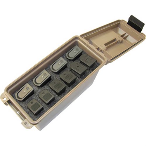 Håll dina 1911 9mm magasin säkra med MTM TACTICAL HANDGUN MAGAZINE CANS. 💼 Stapelbar och säker design, perfekt för ammo carriers!