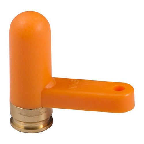 SAF-T-ROUND ger en tydlig visuell indikator för att vapen är säkert, med en hållbar design av nylonpolymer och mässingshuvud för enkel användning.
