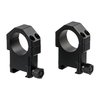 TSR Picatinny scope rings i 7075-T651 aluminium ger överlägsen hållkraft och precision, med fyra skruvar för enkel justering av riktmedlet utan rotation.