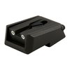 CNC-bearbetad stål baksikte med låg profil, justerbar för höjd och vindriktning, och Tritium Dot, perfekt för Colt och SW1911 pistoler.