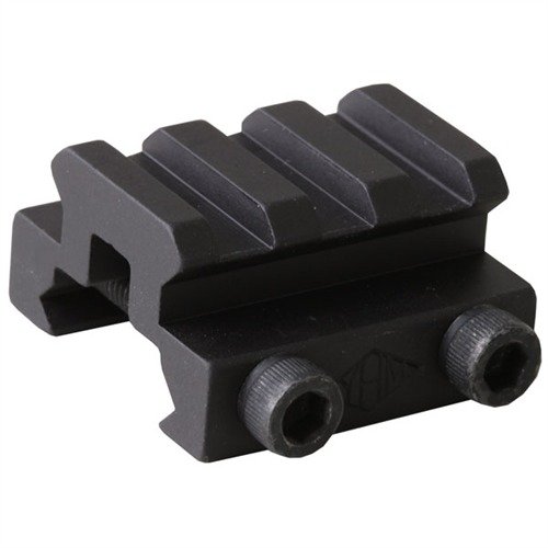 Den kompakta Picatinny mini-risern ger ½" extra höjd för laser, lampor och sikten, tillverkad av flygplansaluminium för hållbarhet och låg vikt.