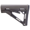 MAGPUL AR-15 CTR COLLAPSIBLE STOCK erbjuder en solid känsla med sin friktionslåsning, justerbar längd och komfortabel gummibakdel för bästa skytte.