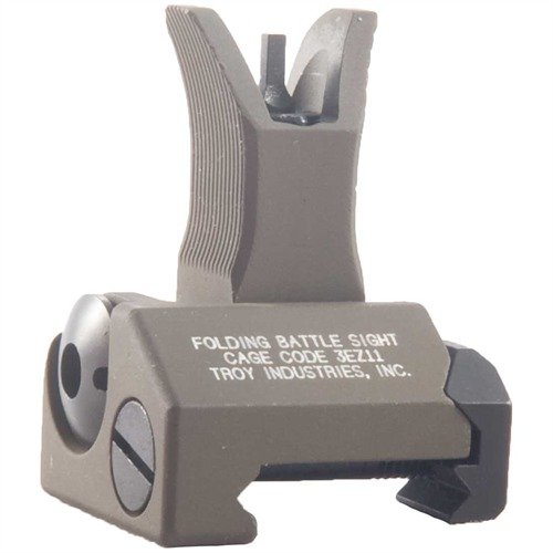 TROY INDUSTRIES AR-15 flip-up fram sikte erbjuder pålitlig backup, enkelt att fälla upp, låser på plats och passar perfekt på Picatinny rail.