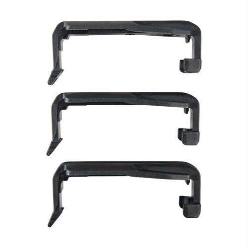 Ersättningsdamm/impaktlock i svart för Gen 2 PMAGs, passar 20- och 30-rundor, hållbara och nästan oförstörbara, säljs i 3-pack.