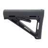 Magpul MOE Collapsible Mil-Spec Stock erbjuder hållbarhet, ergonomi och snabb justering av längd, vilket ger komfort och stöd för bästa skytte.