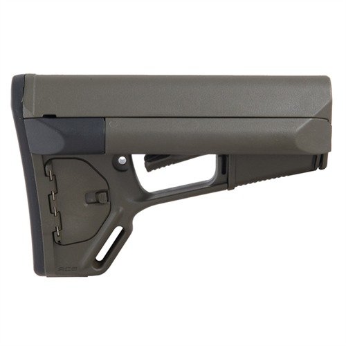 Magpul AR-15 ACS Stock erbjuder extra förvaring, bekväm kindstöd och ett avancerat dubbel-låsningssystem för säkerhet och snabbhet.