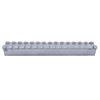 PICATINNY RAIL BLANK, 5-5/8" ger oändliga monteringsalternativ för tillbehör och optik, CNC-maskinerad i 6061 T6 aluminium med lätt design för styrka och hållbarhet.