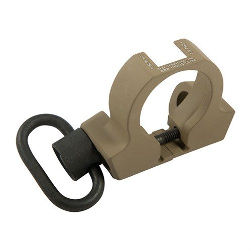 TROY INDUSTRIES AR-15/M16 Sling Adapter erbjuder snabbkoppling, ambidextrös montering och robust konstruktion för att klara av taktiska påfrestningar.