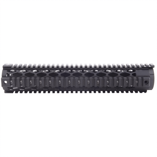 AR-15 Diamond Pattern Free Float Handguards erbjuder överlägsen värmeavledning, låg vikt och fyra Picatinny rails för maximal flexibilitet vid montering av tillbehör.
