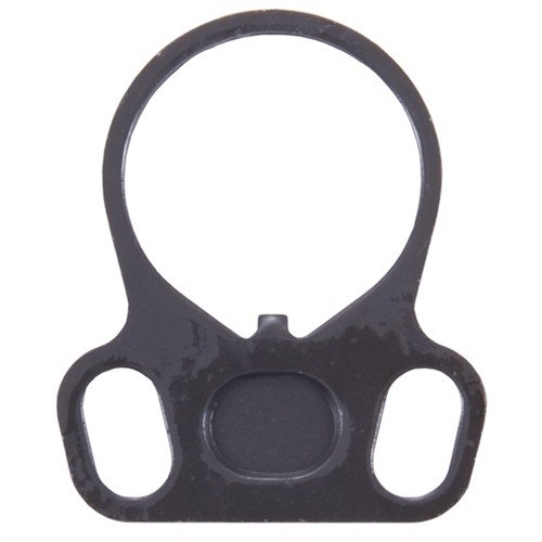 Ambidextrous slingadapter i 1018 stål för AR-15/M16/M4 ger en lågprofil fästpunkt för clip-on, single-point sling och ökar sling-användningsmöjligheter.