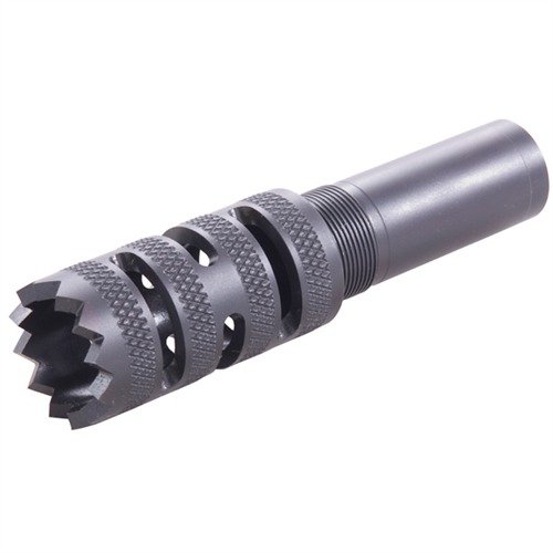 12GA Tactical Mobilchoke Choke Tube ger utmärkt prestanda med olika typer av ammunition, inklusive buckshot och rifled slugs, och fungerar även som breaching-enhet.