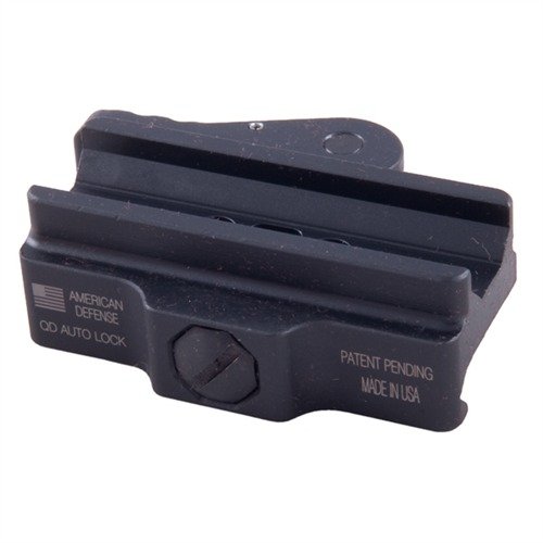 AD-B2, AD-B3 och AD-B4 modulära baser i 6061 T6 aluminium med QD Auto Lock™ system, perfekta för ACOG-kikare och anpassningsbara med olika risers.