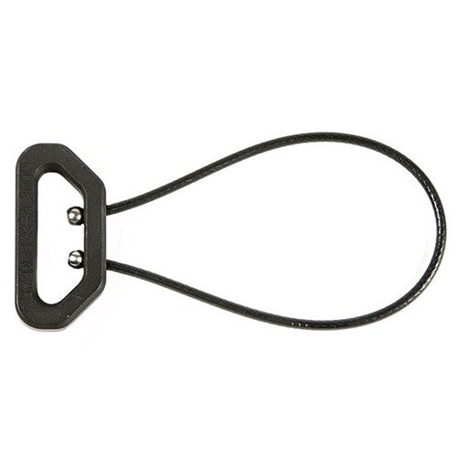 Snabb och enkel montering av slinga utan gunsmithing; nylonbelagd stålwire och lätt aluminiumloop ger en hållbar och ljudlös lösning för alla gevär och hagelgevär.