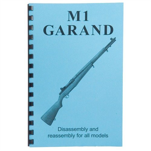 M1 Garand-guiden erbjuder detaljerade instruktioner för fältstrippning och montering, med tydliga scheman och foton för enkel förståelse.