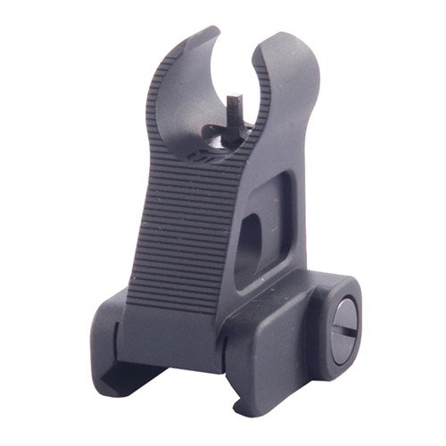 TROY INDUSTRIES AR-15 FIXED FRONT BATTLE SIGHT erbjuder snabb målfångst med globformade öron, är justerbar i höjd och monteras enkelt på Picatinny.