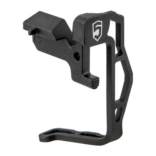308 AR V2 Extended Bolt Release förbättrar magasinbyten och möjliggör snabbare hantering av stopp och fel utan att ta bort handen från pistolgreppet.