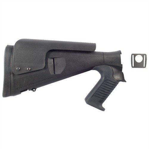 URBINO Tactical Buttstock förbättrar komfort och manövrerbarhet med kroppsskydd, har justerbar kindstöd och minskar rekyl för bättre skytte.