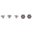 WARREN TACTICAL SERIES FRONT SIGHT SCREWS FOR GLOCK®, 5-PACK