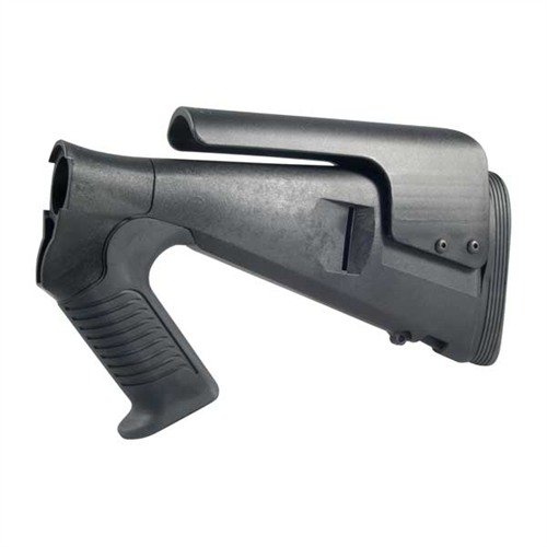 URBINO TACTICAL BUTTSTOCK förbättrar komfort och manövrerbarhet med kroppsskydd, har justerbar kindstöd och minskar rekyl för bättre skytte.