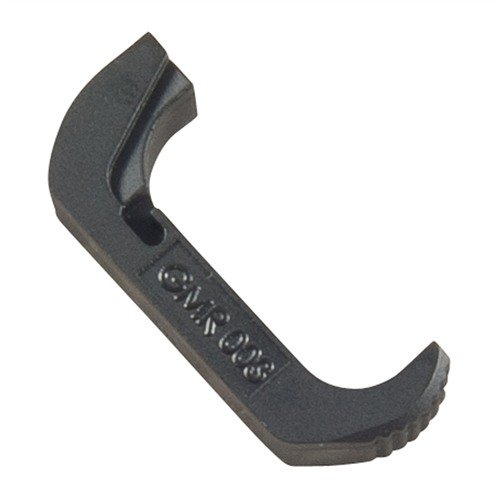 VICKERS GLOCK® förlängda magasinutlösare ger snabb och smidig magasinbyten, med ett serraterat knapp som är 3/64" längre för enkel åtkomst utan handpositionering.