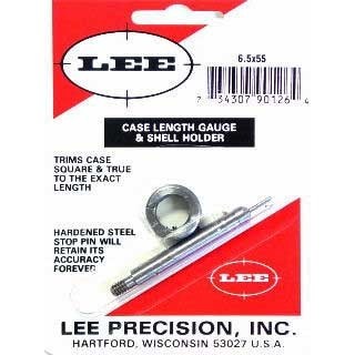 CASE LENGTH GAUGES från LEE PRECISION ger en exakt och enkel metod för att trimma till längd och kvadrera hylsmunnen, perfekt för 6.5X55 SWEDE.