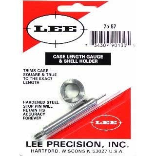 CASE LENGTH GAUGES från LEE PRECISION erbjuder en exakt och enkel metod för att trimma till längd och jämna ut hylsmunnen, perfekt för 7X57 Mauser.